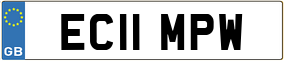 Truck License Plate